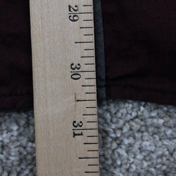 J.B. Holt Athletic Fit Shirt Mens Large Red Cotton Stretch Long Sleeve Button Up - Picture 12 of 13